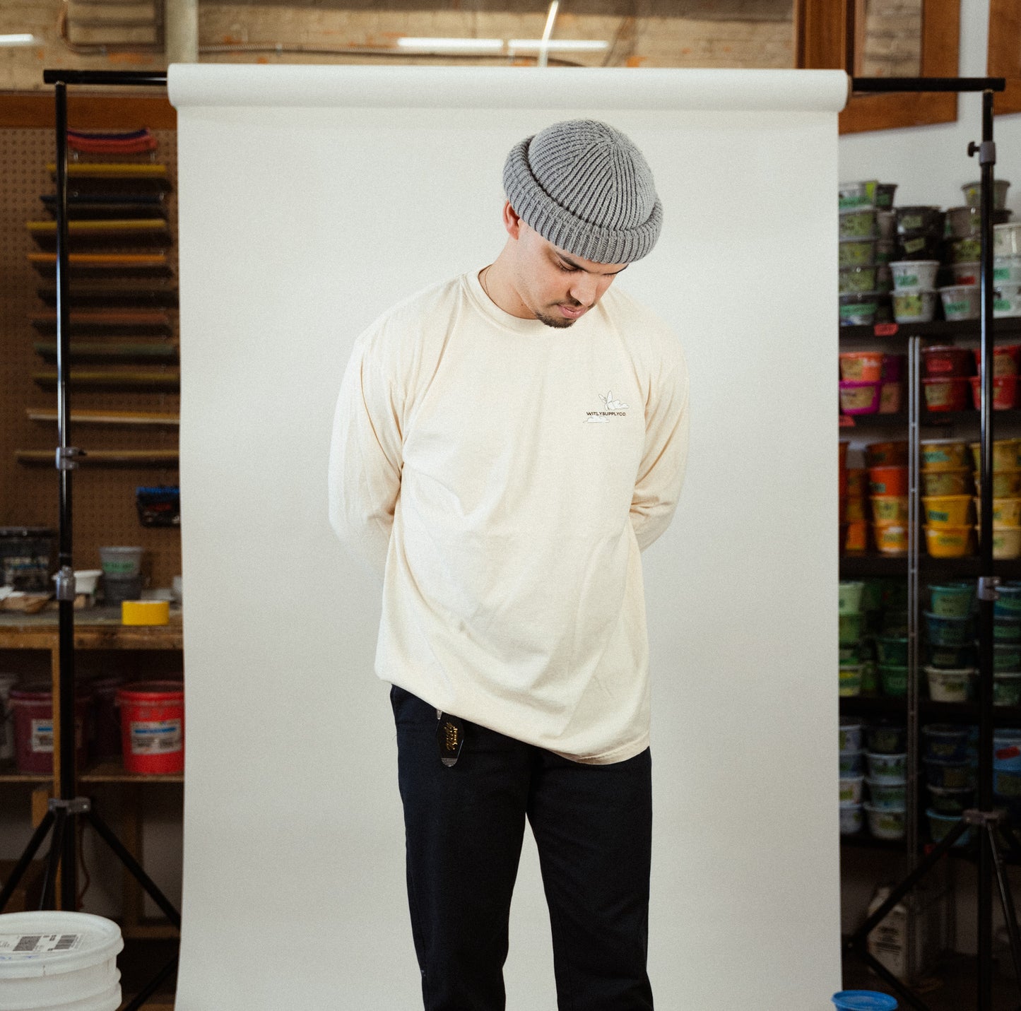 Mind Wandering Long Sleeve - Ivory