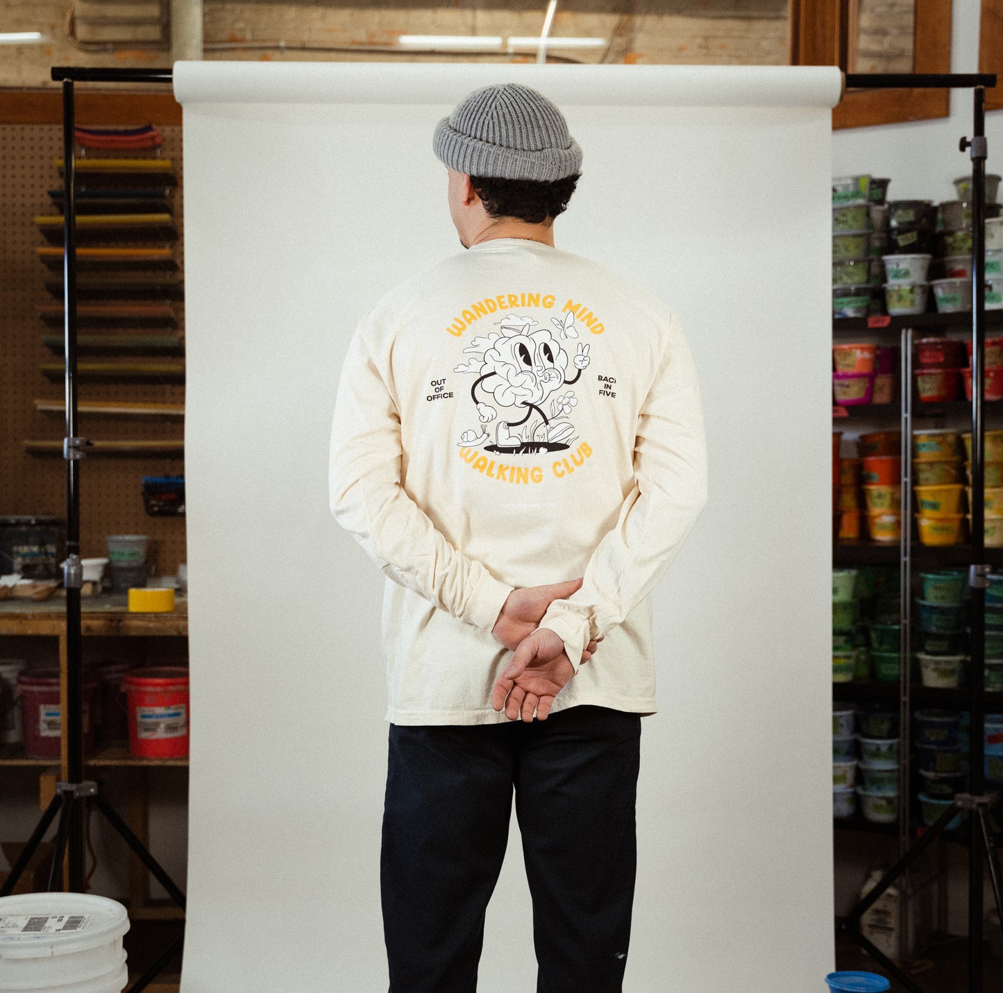 Mind Wandering Long Sleeve - Ivory